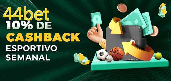 10% de bônus de cashback na 44bet